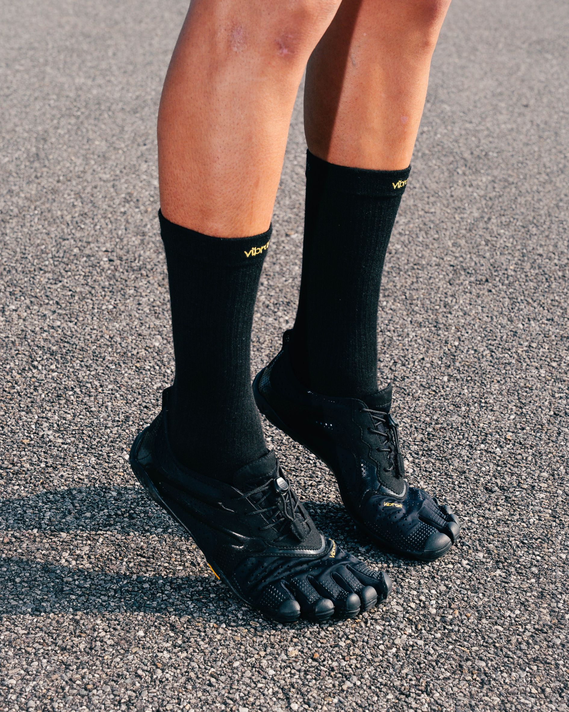 V-Run Total Black | Man | Vibram